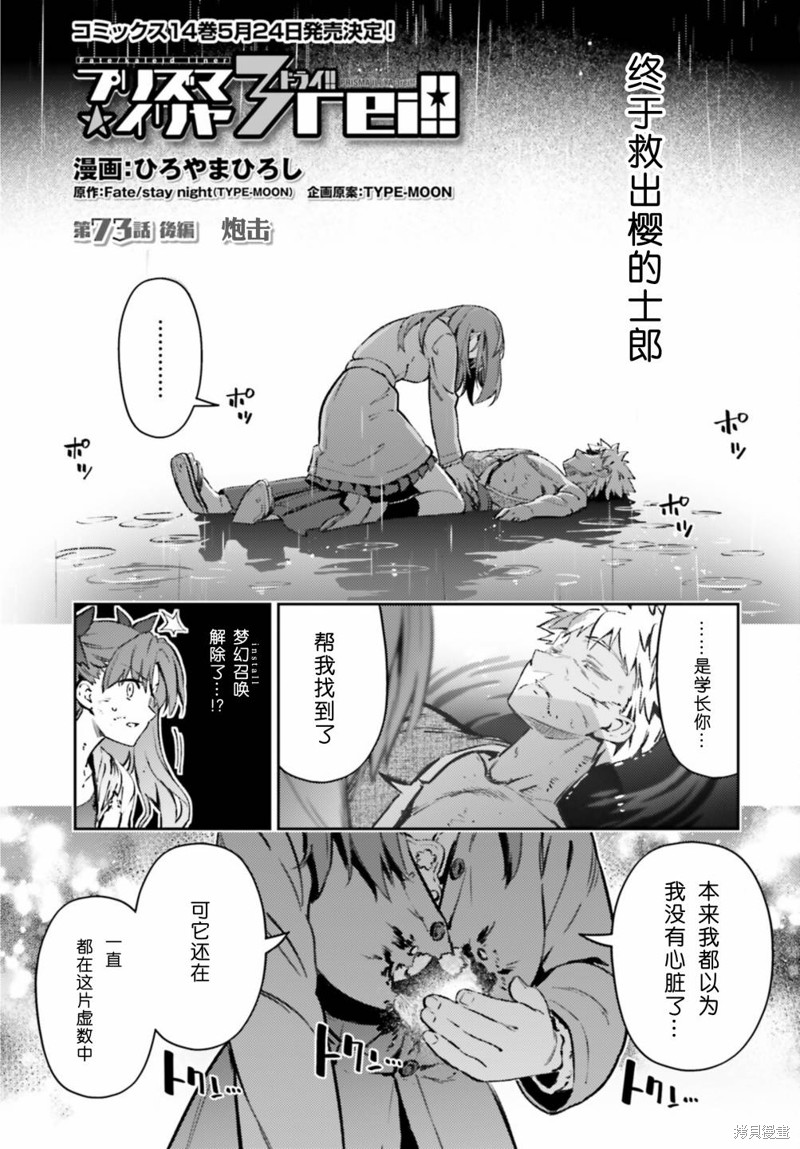 Fate kaleid liner 魔法少女☆伊莉雅3Rei漫画100话